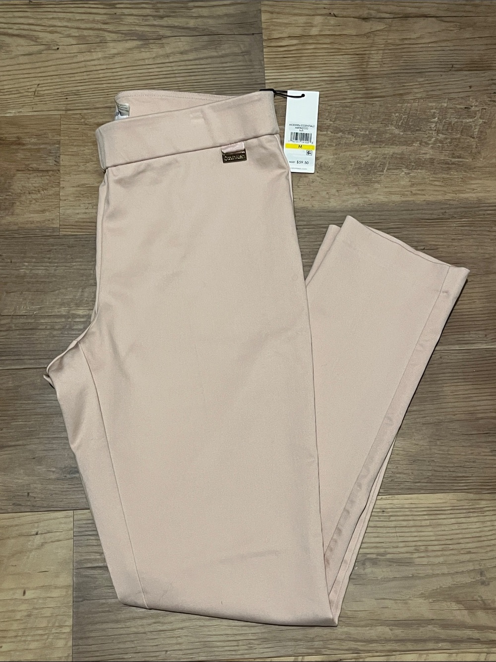 Calvin Klein Slim Chinos in Light Blush- size Medium NWT